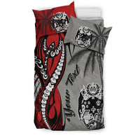 Tonga Custom Personalized Bedding Set - Classical Coconut Tree - Polynesian Pride