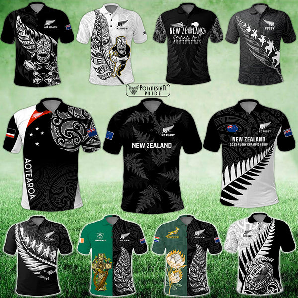 New Zealand Rugby Polo Shirt 2024