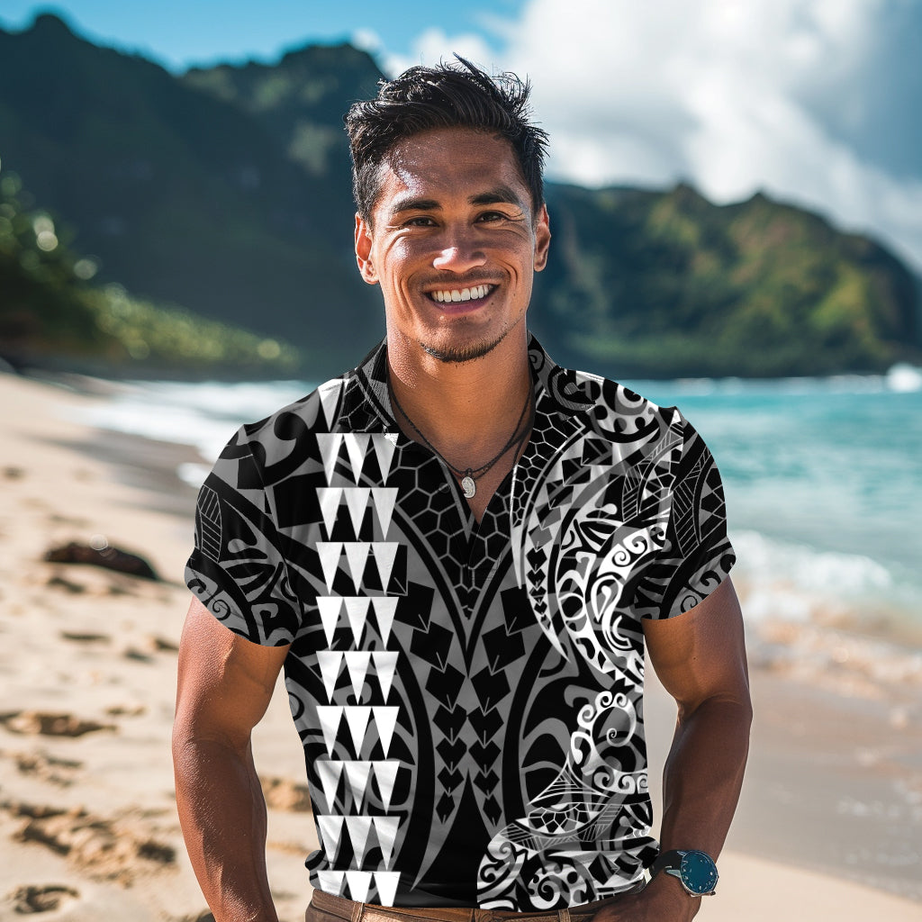 Kakau Polynesian Tribal Hawaiian Shirt - Multicolor Unisex S White - Polynesian Pride