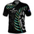 Personalised New Zealand Fern Rugby Polo Shirt Aotearoa Forever Champions Trophy LT14 Black - Polynesian Pride