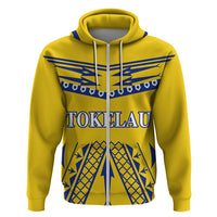 Tokelau All Over Zip Hoodie Flag Version Unisex Yellow - Polynesian Pride