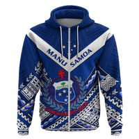(Custom Text and Number) Samoan Rugby Manu Samoa 7s Polynesian Pattern Hoodie LT14 - Polynesian Pride