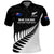 Custom New Zealand Silver Fern Rugby Polo Shirt All Black 2023 Go Champions Maori Pattern LT14