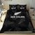 Personalised New Zealand Silver Fern Rugby Bedding Set 2023 Go Aotearoa World Cup LT14 Black - Polynesian Pride