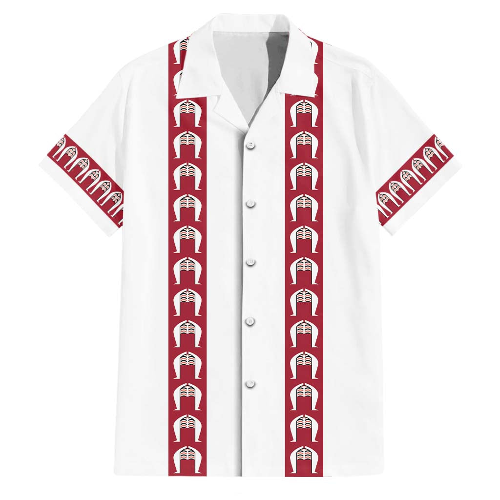 Customer Request - guligos - 12/11/25 - Short Sleeve Shirt - White - LT03 Multicolor - Polynesian Pride