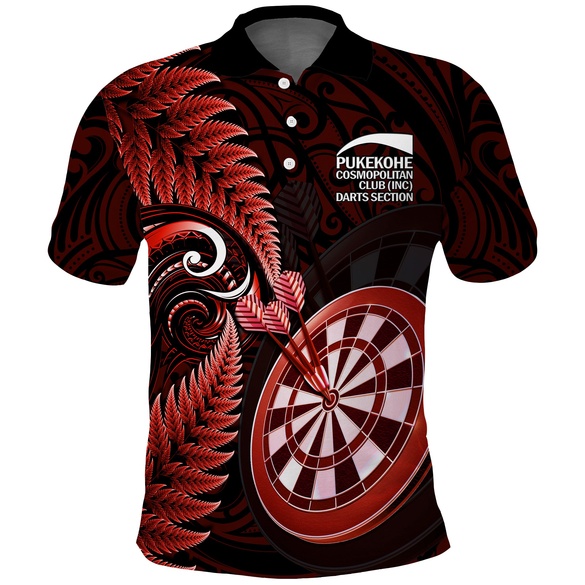 CUSTOMER REQUEST- NZ Darts - 03/02/2025 - Polo Shirt - LT14