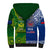 (Custom Personalised) Samoa Rugby and Australia Rugby Sherpa Hoodie Toa Samoa Mix Kangaroos Pacific LT14 - Polynesian Pride