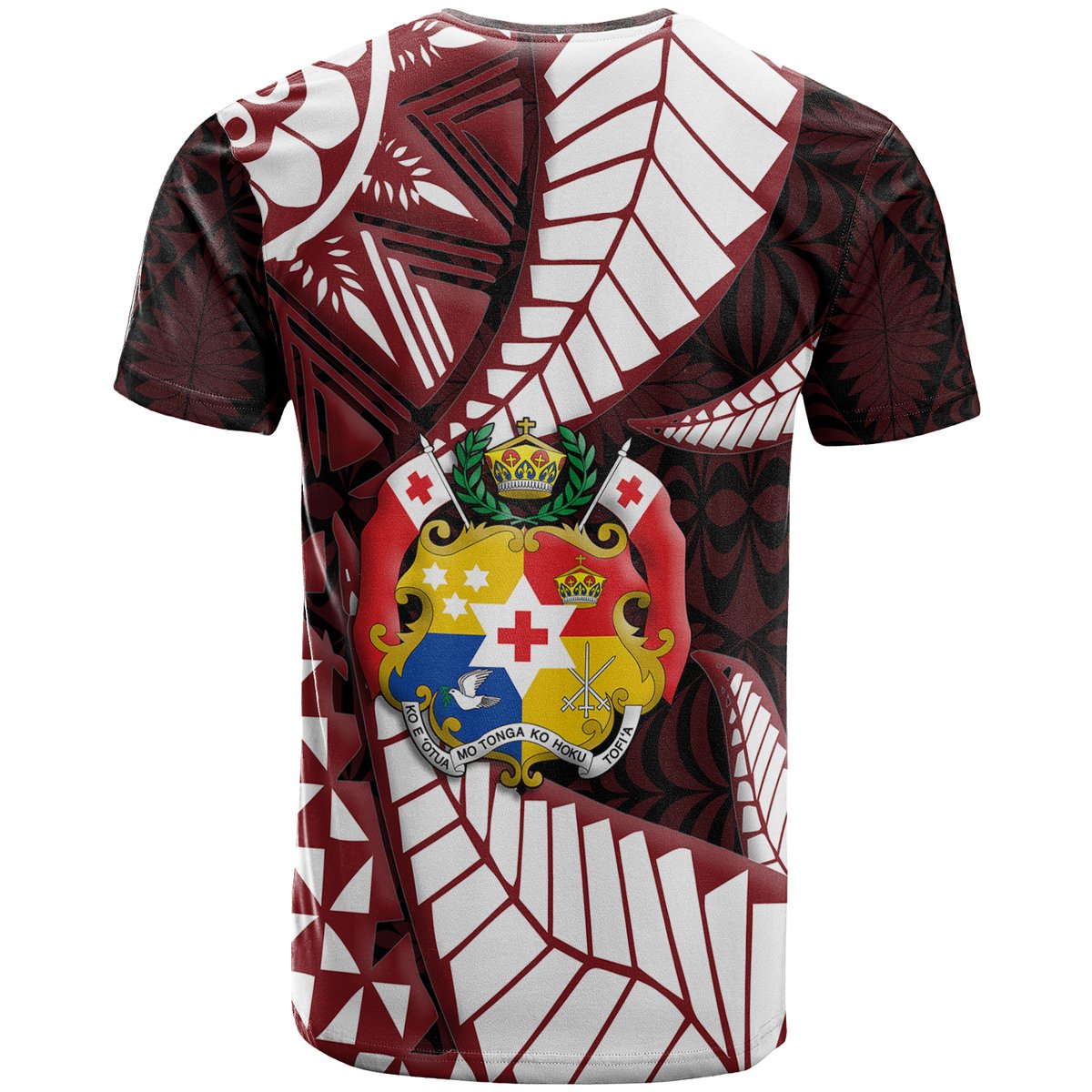 Custom Tonga Emancipation Day T Shirt Kupesi Pattern No.2 Black LT9 - Polynesian Pride