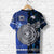 Samoa And New Zealand T Shirt Together Blue LT8