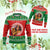 Custom Photo Aloha Hawaii Ugly Christmas Sweater Tiki Santa Mele Kalikimaka CTM14