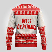 Mele Kalikimaka Hawaii Ugly Christmas Sweater - Santa Shaka LT14 - Polynesian Pride