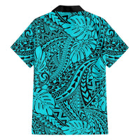 Matching Hawaiian Outfits For Couples Polynesian Tribal Art Turquoise LT14 - Polynesian Pride