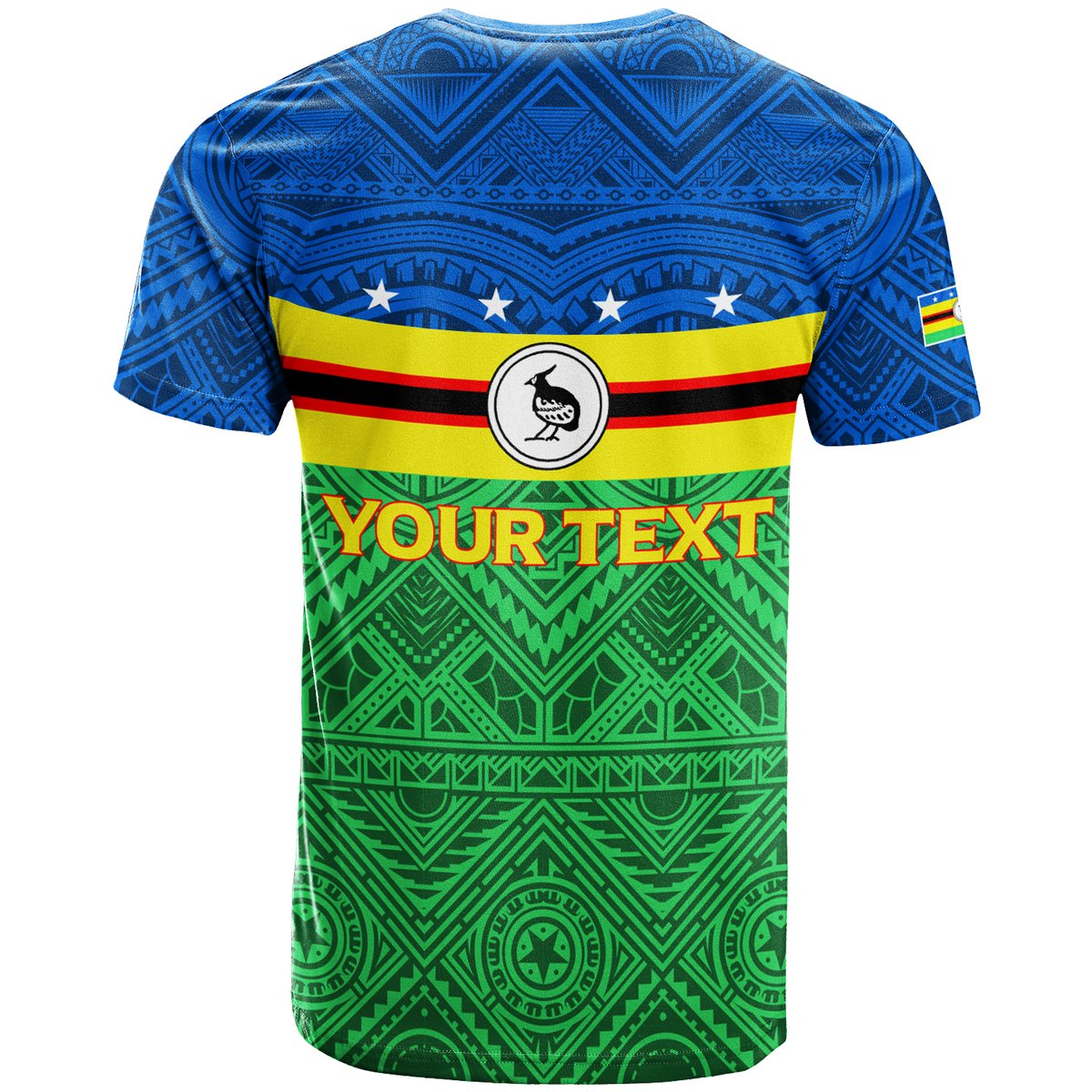 Custom Solomon Islands Choiseul Province T Shirt Tribal Pattern LT12 - Polynesian Pride