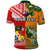 Custom Mate Maa Tonga and Wallabies Rugby Polo Shirt Polynesian Mix Aboriginal LT14 - Polynesian Pride