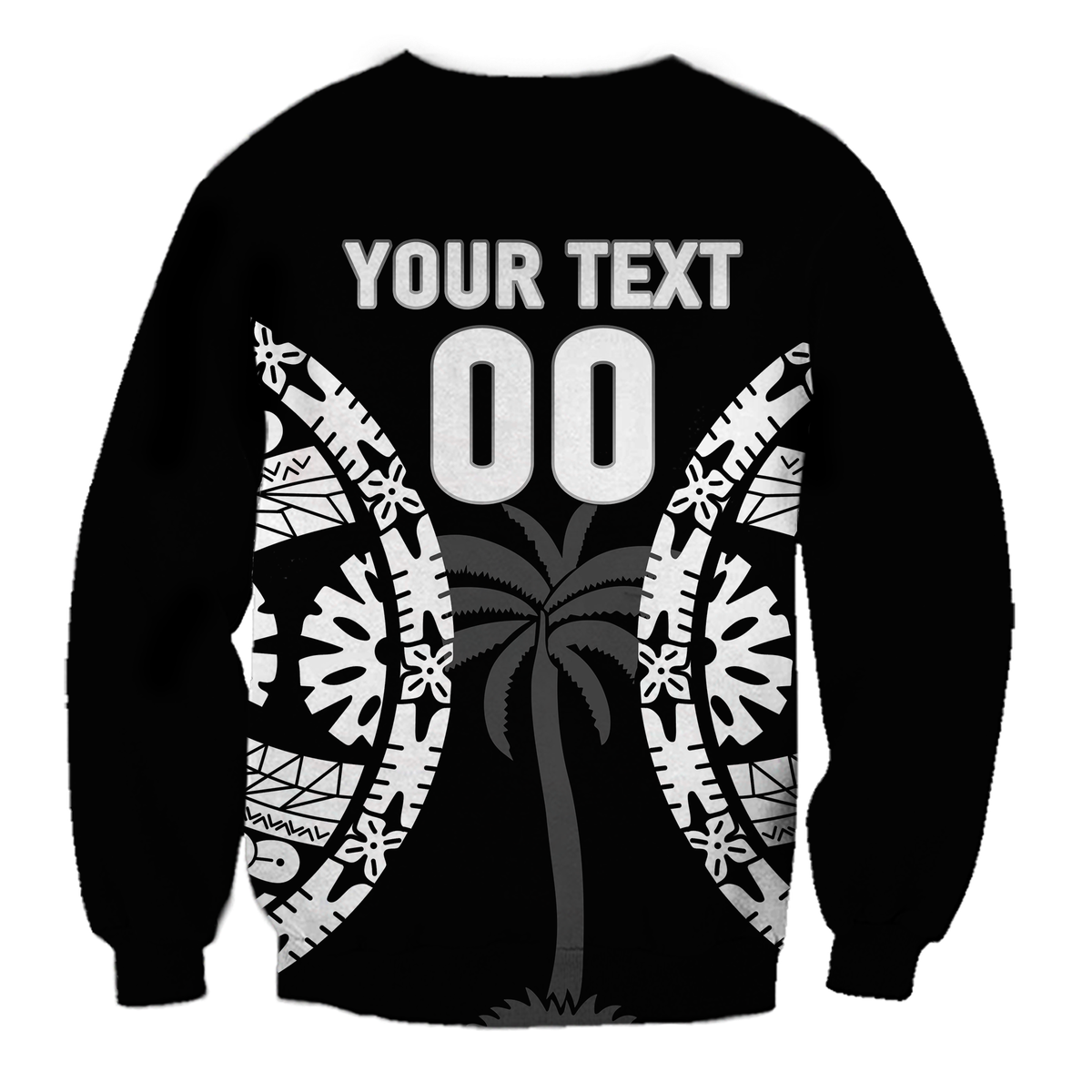 Custom Personalised) Fiji Rugby Sevens Fijian Tapa Pattern Sweatshirt - LT12 - Polynesian Pride