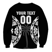 Custom Personalised) Fiji Rugby Sevens Fijian Tapa Pattern Sweatshirt - LT12 - Polynesian Pride