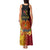 Personalized Papua New Guinea Independence Day Tank Maxi Dress Bird Of Paradise With Polynesian Pattern LT05 - Polynesian Pride