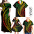 Hawaii Family Matching Outfits Polynesian Pride Off Shoulder Maxi Dress And Shirt Family Set Clothes Turtle Hibiscus Luxury Style - Reggae Ver2 LT7 Reggae - Polynesian Pride