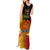 Personalized Papua New Guinea Independence Day Tank Maxi Dress Bird Of Paradise With Polynesian Pattern LT05 - Polynesian Pride