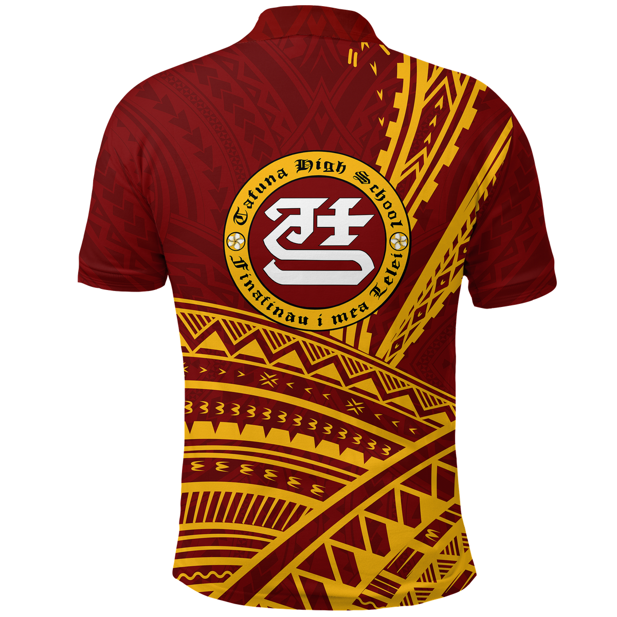 Tafuna High School American Samoa Pride Polo Shirt LT12 - Polynesian Pride