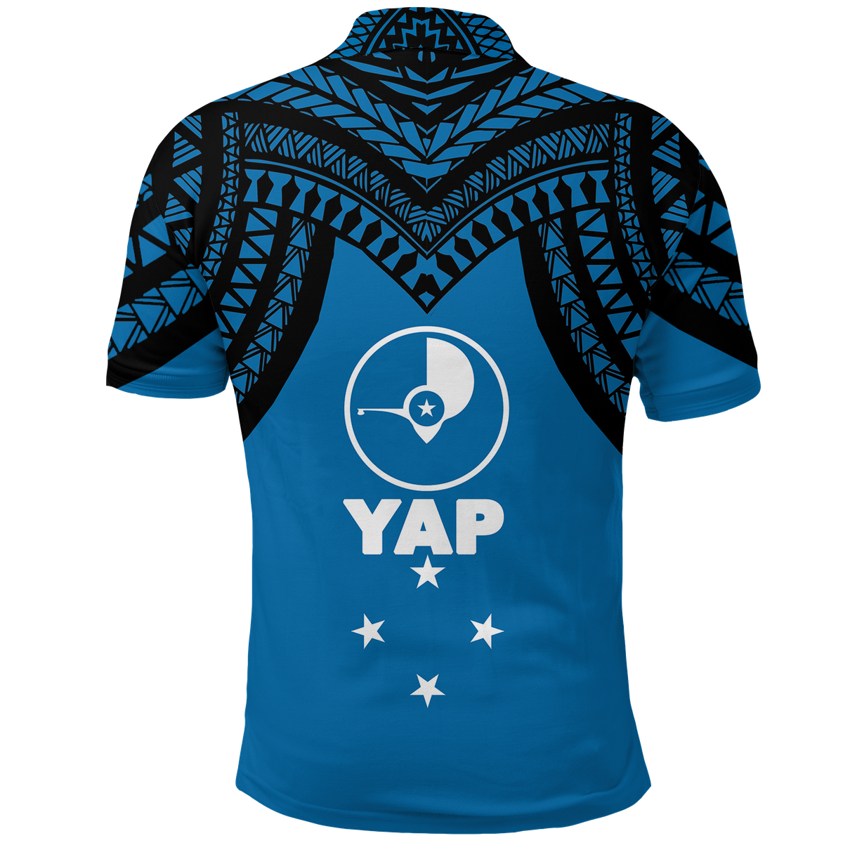 Custom Micronesia Yap Proud Yapese Polo Shirt LT12 - Polynesian Pride
