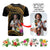 Custom Photo Pacific Tribal Tattoo T Shirt with Flowers Bouquet CTM09