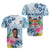 Custom Photo Love Fiji T Shirt Fiji In My Heart Tapa Pattern CTM05