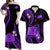 Tokelau Matching Dress and Hawaiian Shirt Tokelauan Tatau with Badge Purple LT14 Purple - Polynesian Pride