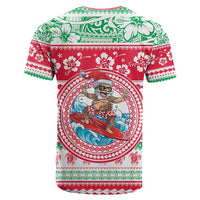 Custom Photo Polynesian Christmas T Shirt CTM05 - Polynesian Pride