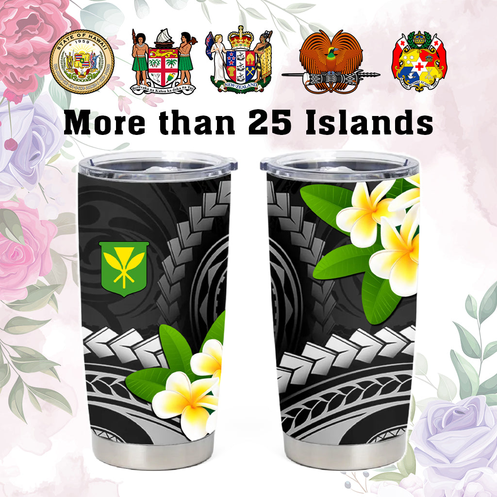 Custom AAPI Heritage Month Tumbler Cup Polynesian Tribal Tattoo CTM05 Multicolor - Polynesian Pride