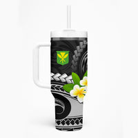 Custom AAPI Heritage Month Tumbler With Handle Polynesian Tribal Tattoo CTM05 - Polynesian Pride