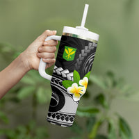 Custom AAPI Heritage Month Tumbler With Handle Polynesian Tribal Tattoo CTM05 - Polynesian Pride