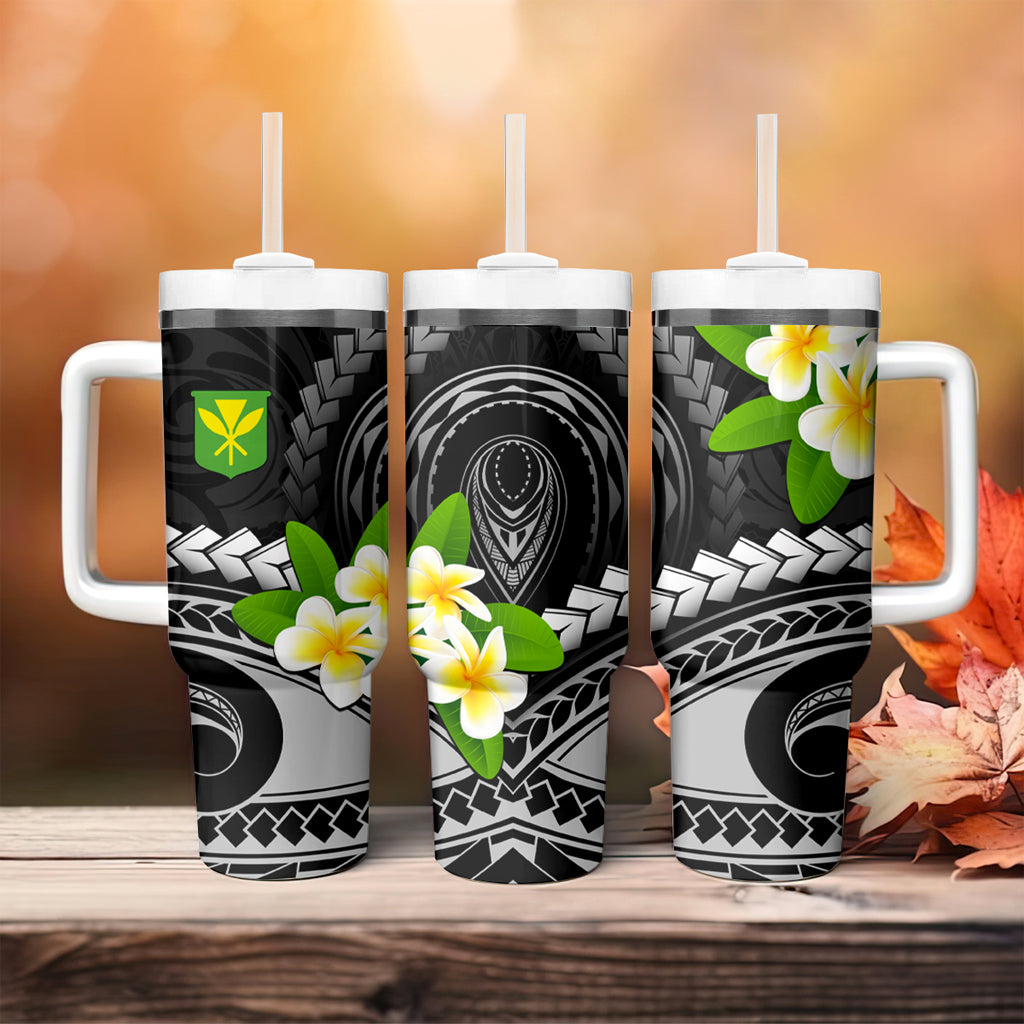 Custom AAPI Heritage Month Tumbler With Handle Polynesian Tribal Tattoo CTM05 - Polynesian Pride