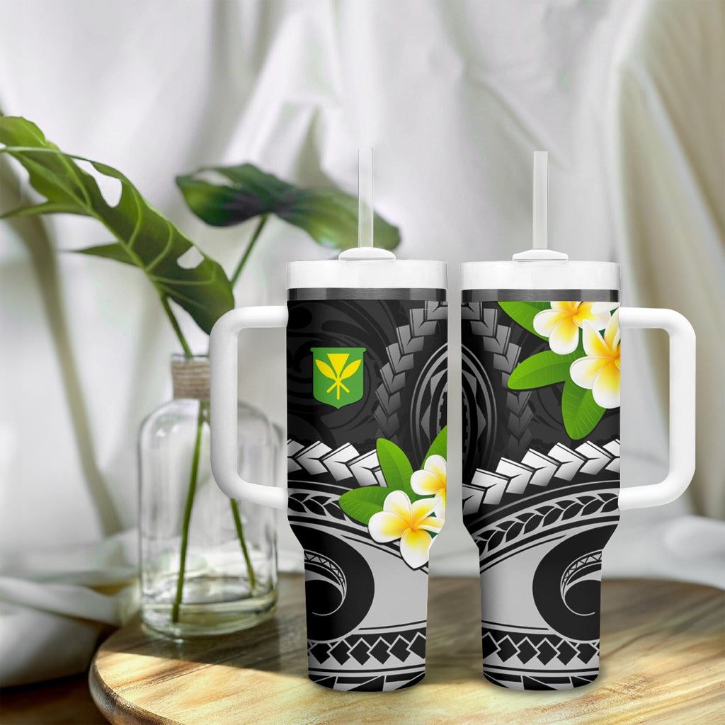 Custom AAPI Heritage Month Tumbler With Handle Polynesian Tribal Tattoo CTM05 - Polynesian Pride