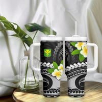 Custom AAPI Heritage Month Tumbler With Handle Polynesian Tribal Tattoo CTM05 - Polynesian Pride