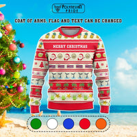 Custom Polynesian Countries Knitted Sweatshirt Funny Beach Style CTM05 - Polynesian Pride