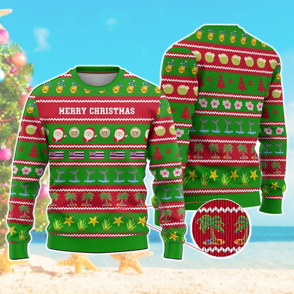 Custom Polynesian Countries Knitted Sweatshirt Funny Beach Style CTM05 - Polynesian Pride