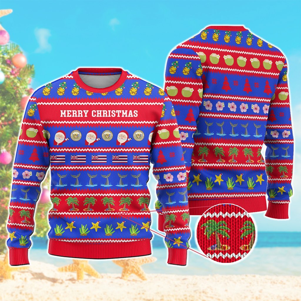 Custom Polynesian Countries Knitted Sweatshirt Funny Beach Style CTM05 - Polynesian Pride