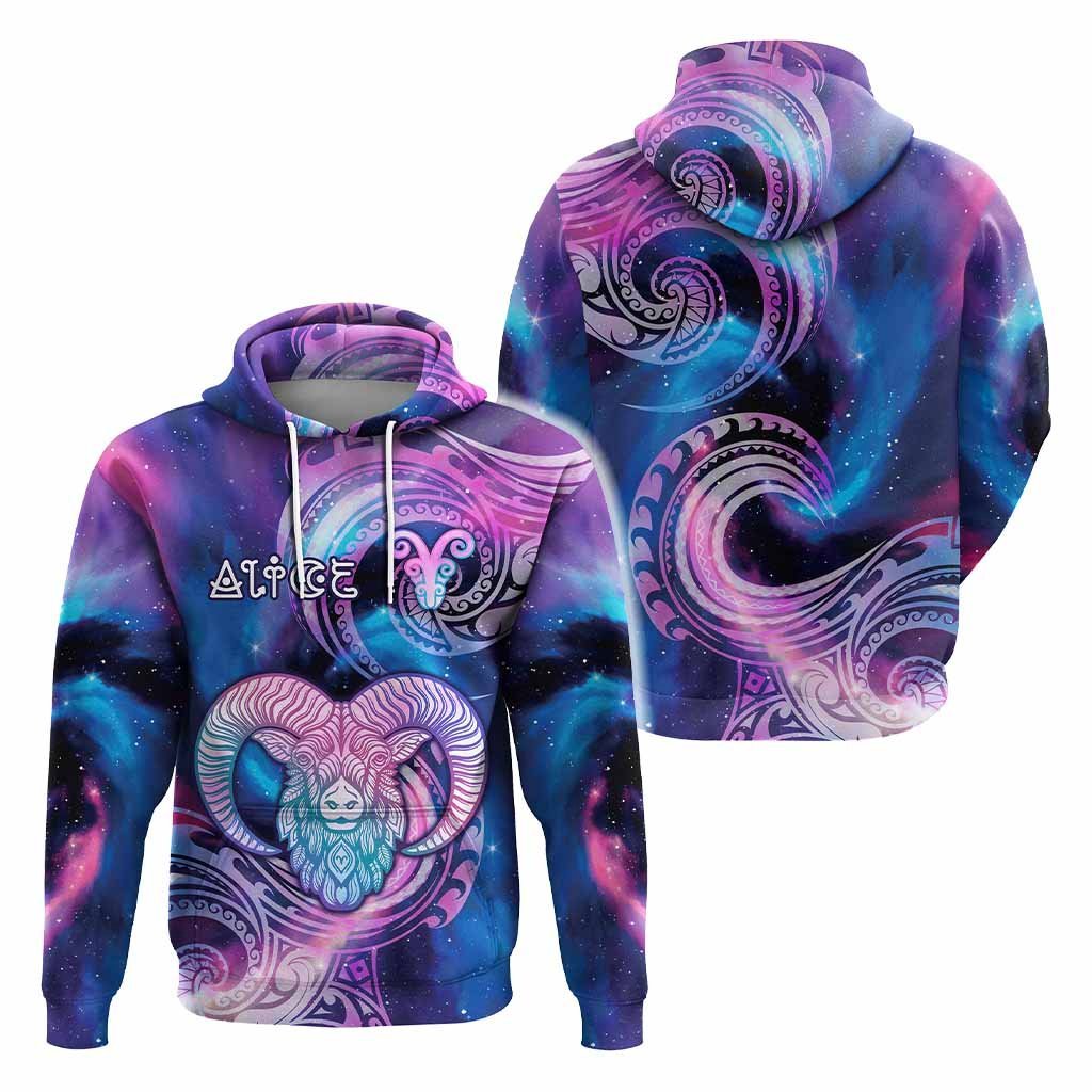 Custom Zodiac Signs Hoodie With Polynesian Pattern CTM05 - Polynesian Pride