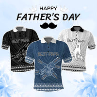 Custom Father's Day Polo Shirt Hand In Hand, I Will Always Protect You Polynesian Pattern CTM05 Multicolor - Polynesian Pride