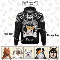 Custom Dog Hoodie With Polynesian Pattern CTM05 - Polynesian Pride