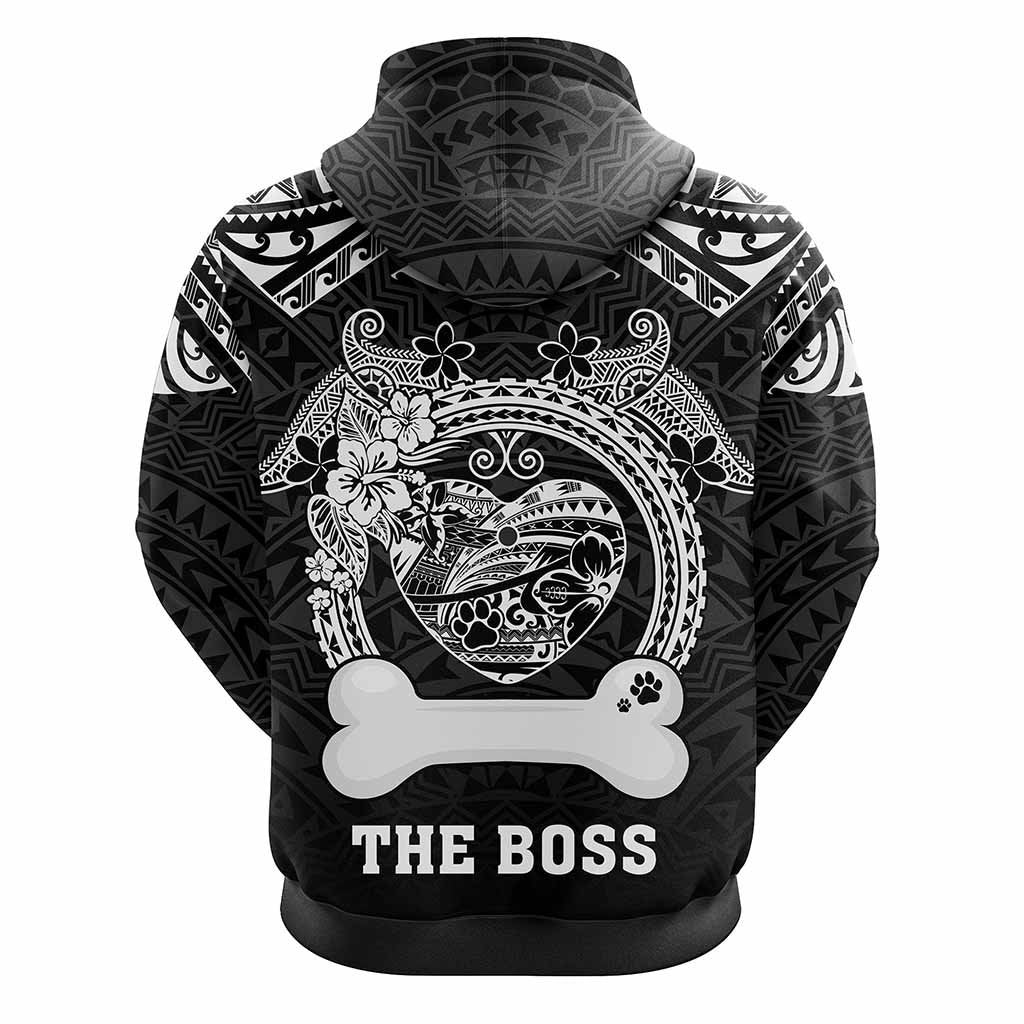 Custom Dog Hoodie With Polynesian Pattern CTM05 Zip Hoodie Multicolor - Polynesian Pride