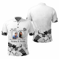 Custom Polynesia Wedding Anniversary Polo Shirt We Still Do Floral Tattoo Pattern CTM05 - Polynesian Pride
