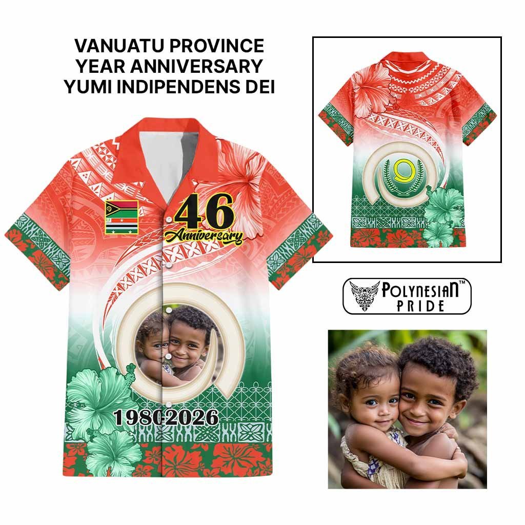 Custom Photo Penama Province Hawaiian Shirt Vanuatu Yumi Indipendens Dei CTM09 Multicolor - Polynesian Pride