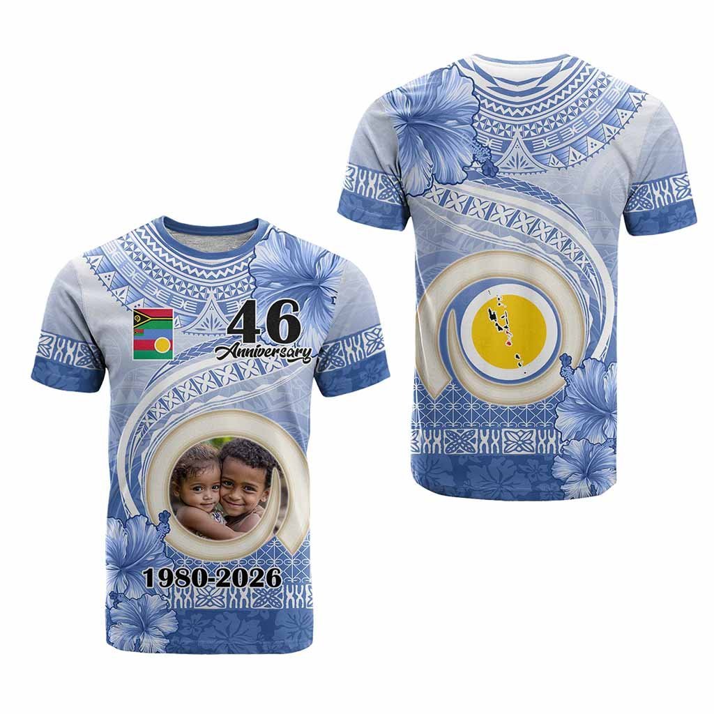 Custom Photo Shefa Province T Shirt Vanuatu Yumi Indipendens Dei CTM09 - Polynesian Pride