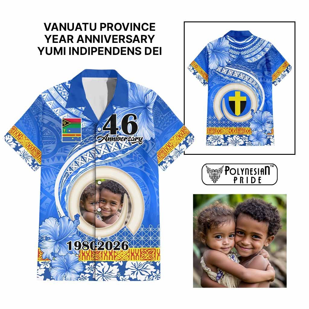 Custom Photo Tafea Province Hawaiian Shirt Vanuatu Yumi Indipendens Dei CTM09 Multicolor - Polynesian Pride