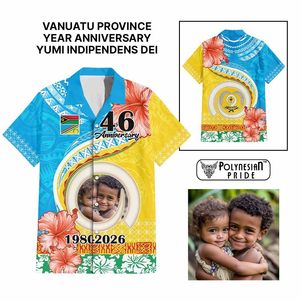 Custom Photo Torba Province Hawaiian Shirt Vanuatu Yumi Indipendens Dei CTM09 Multicolor - Polynesian Pride