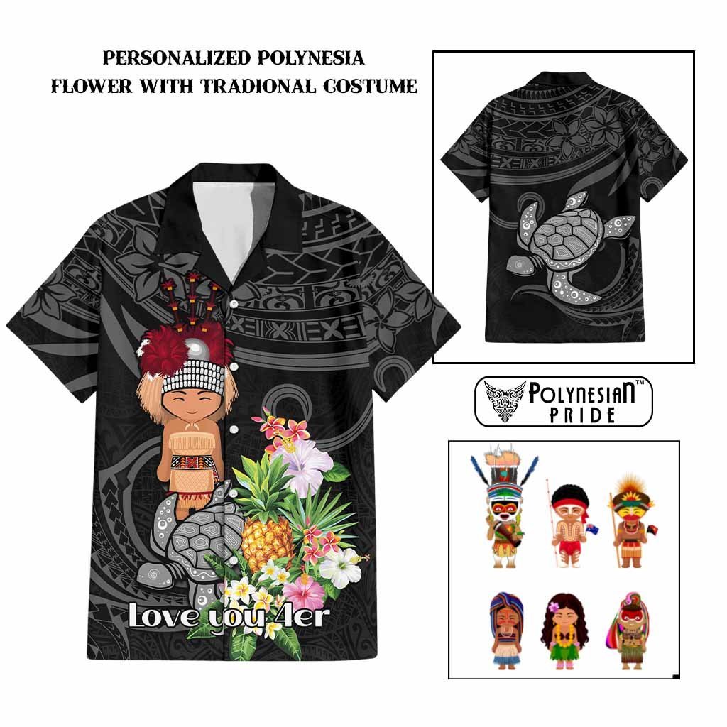 Custom Polynesian Traditional Costume Hawaiian Shirt Tropical Flower CTM09 Multicolor - Polynesian Pride