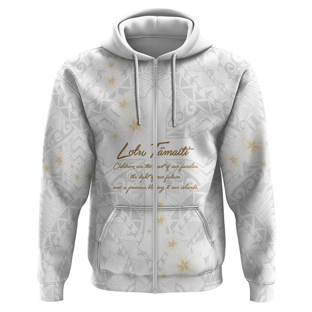 Christian Cross Floral Personalized Text Hoodie Polynesian Plumeria Tribal Motif CTM09 - Polynesian Pride