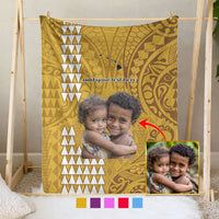 Custom Photo Hawaii Blanket Kakau Mixed Polynesian Tribal CTM09 Multicolor - Polynesian Pride